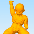 Krillin Cults.png OBJ file DBZ Hi-Res Krillin with base・Model to download and 3D print, JeenyusPete