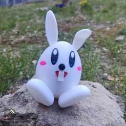IMG_20230402_190817.jpg Free STL file Eggunny = Easter Egg + Bunny! 🥚🐰・3D printable object to download