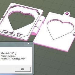 carte_de_voeux_st_valentin.JPG Free STL file Carte St Valentin・3D printer model to download