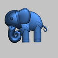 f2.png elephant STL, OBJ