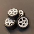 received_754854225577247.jpeg F50 GT WHEELS (18 AND 19 INCH) 1/24 MODEL
