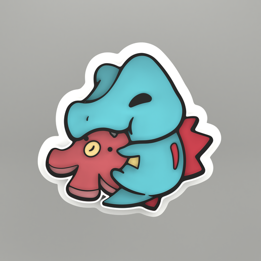 Totodile Pokemon Cookie cutter