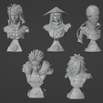 Captura-de-pantalla-2025-10-10-231624.png Pack Figuras Naruto STL – Itachi, Sasuke, Kakashi, Tsunade – Anime 3D Models Printable Fan Art