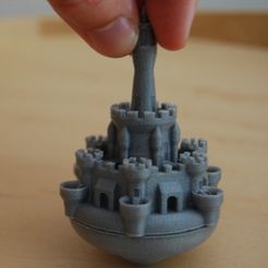 DSC_0392.JPG Download STL file Round castle spinner top • 3D printing design, Fonzy