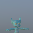 render2.png Goblin monster with patches in TPose
