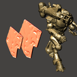 9b.png Gladiator Tank - Quake 4 Strogg Champions robot cyborg demon- Ultra High detailed mesh - STL for 3D printing