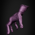 Hand_Wednesday_High1.png Wednesday Addams Family Hand for Cosplay 3D print model