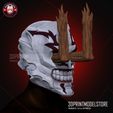 Hanami_Mask_Jujutsu_Kaisen_3D_Print_Model_STL_File_06.jpg Hanami Mask - Jujutsu Kaisen Cosplay Helmet - Halloween Costume