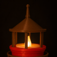 2.png Decorative Lighthouse LED Candle Holder / Маяк-подсвечник для электронной свечи #BEACHXCULTS