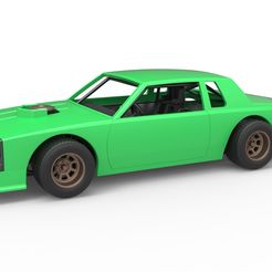 1.jpg Voiture de course Vintage dirt late model à l'échelle 1:25