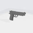 Pistol-1.png 3D Printing Guns 16 Files | STL, OBJ | Weapons | Keychain | 3D Print | 4K | Toy