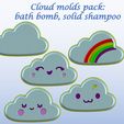 cloudsIMG.jpg Cloud molds pack: bath bomb, solid shampoo