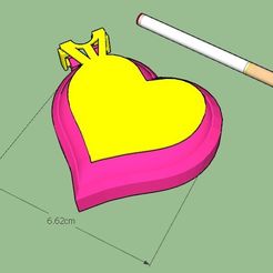 CENICERO CORAZON 1.jpg Mini Heart Ashtray - Ashtray Heart minimum