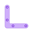 Équerre_Plate_80×80×16_3-5.stl Flat bracket 80x80x16, screws Ø 3.5 mm