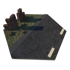 ruin.png STL-Datei Ruinierte Straße TOP FOR MODULAR HEXBASES kostenlos・3D-Drucker-Design zum herunterladen