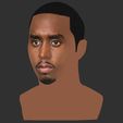 30.jpg P Diddy bust ready for full color 3D printing