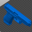 Glock17-Gen6-1to1-Scale-3D-Model4.png Glock 17 Gen 6 G17 Exact Scale High Definition 3D Scan