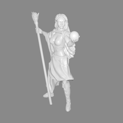 Elven_mage_pic.png STL-Datei Elven Mage Miniature kostenlos・3D-druckbares Objekt zum herunterladen