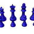 5.png MODERN CHESS SET / MODERNES SCHACHSET / 现代国际象棋