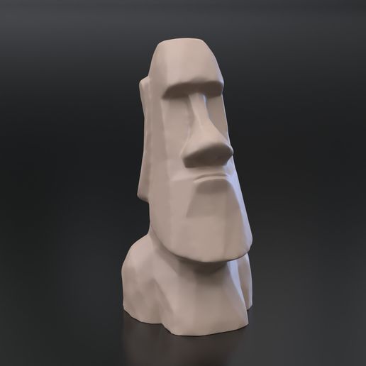 🗿 Moai statue.・ OBJ File for ・Cults