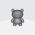 2.png Ourson - modèle 3d