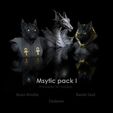 Shop1.jpg Mysticism 3-pack I Australia-Shepard (evil) , Draakon, Bastet - busts