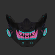 1-4.png Cyberpunk Oni Mask Koyorin art.