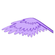 Wing_flat_L.stl Angel Wings - Print Flat Low Poly Basic
