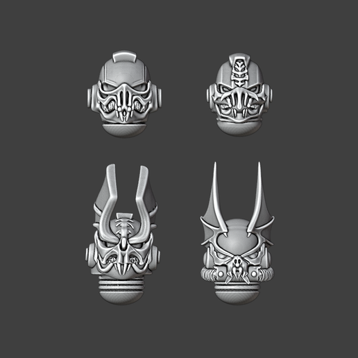Space Warriors: Edgy Lords Helmets