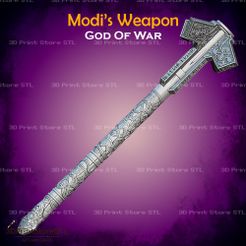 1.jpg Modi Weapon From God of War - Fan Art 3D print model