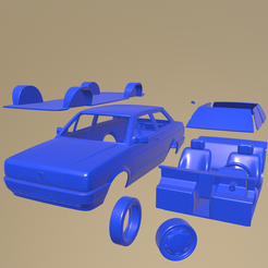 c15_005.png Fichier STL Volkswagen Voyage 1992 PRINTABLE VOITURE EN PIÈCES SÉPARÉES・Modèle pour impression 3D à télécharger