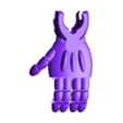 SPRING BONNIE RIGHT OPEN HAND.stl Spring Bonnie/The Yellow Rabbit Articluated FNAF(Five Nights At Freddys) Action figure