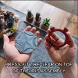 Assembly_9.jpg STL file Geared Iris Box Tower・3D printing model to download