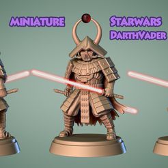 Thmub.jpg Samurai Starwars Miniature -Darth Vader -Mini Starwars