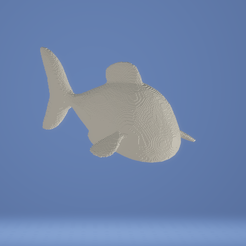 c1.png Fichier STL statue poisson bloc・Plan pour imprimante 3D à télécharger