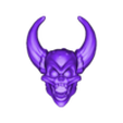 Faces_Horned_Deamon_02.stl Faces Angry Horned Demons
