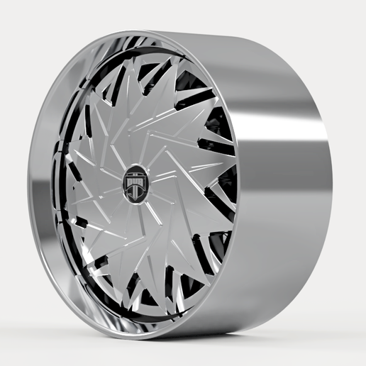 🛞 Spinner Rim – DUB “S707” Dazr 1/24 Scale (STL Files)・ STL File for 3D ...