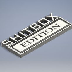Ford Shitbox Edition 2.JPG Бесплатный STL файл Ford Shitbox Edition Truck Plaque・3D-печатная модель для скачивания