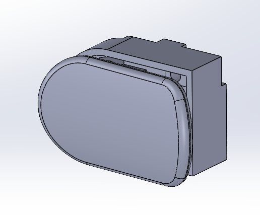 MK3 Glove Box Plate - 3D model önizlemesi