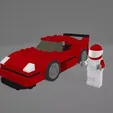ezgif.com-gif-maker-2.webp LEGO Ferrari F40 Competizione Speed Champions 75890 3D MODEL