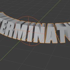 2020-08-09_17-02-41.jpg Free 3D file Easy Curving of Extruded Letters・3D printing model to download