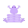 jumping frog.stl Jouet grenouille sautante