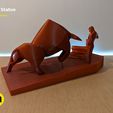 Dune_bull_statue_bullfighter15_155623882.jpg Archivo 3D Estatua del Toro de las Dunas・Objeto de impresión 3D para descargar