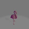 flamingo_perspective.png Flamenco low poly