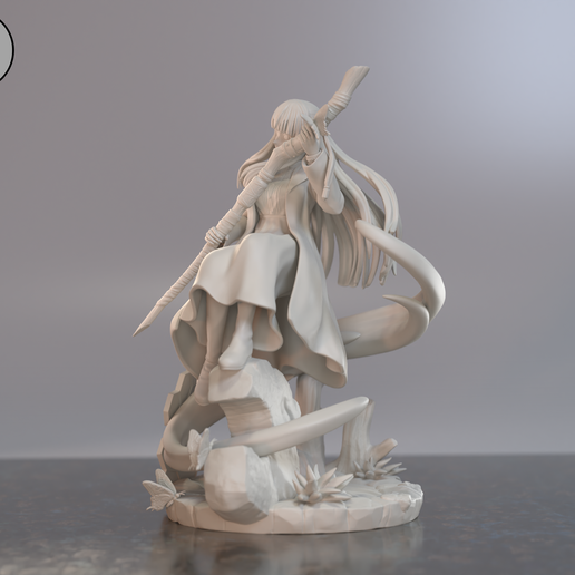 Fern_Grey_4.png Fern -Beyond Journey's End Anime Figure for 3D Printing