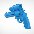 039.jpg Smith & Wesson Model 629 Performance Center from the movie Escape from L.A. 1996 1:10 scale 3d print model