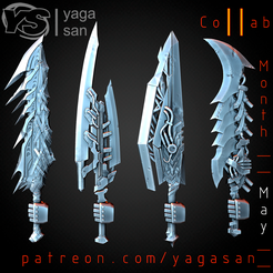 11.png file Heavy Power Swords KitBASH Pack・3D printing idea to download, yagasan