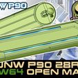 1-UNW-P90-OPEN-MAG-NW64.jpg UNW P90  68 cal 28 roundball OPEN NW64 wide MAG