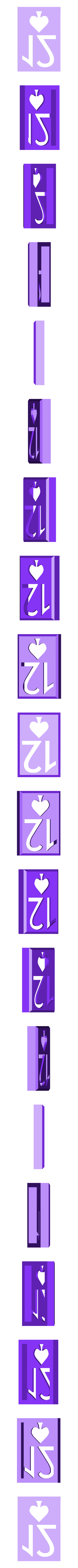 BlockSpades12.stl Player Card Tiles with Transforming Box