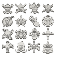Llaveros.png Pack 16 One Piece Keychains